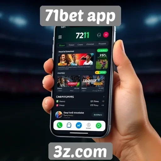 Análise da interface do 71bet app