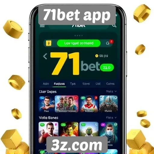 Opcões de jogos disponíveis no 71bet app