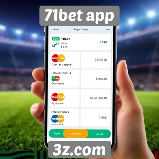 Métodos de pagamento no 71bet app