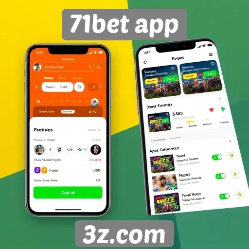 Interface e experiência do usuário no 71bet app
